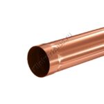 Труба водосточная 1м Aquasystem D90 мм, Медь