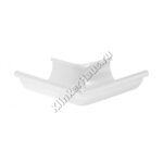 Угол 90 гр внешний Aquasystem D125 мм, GreenCoat Pural BT, RR 20 (белый)