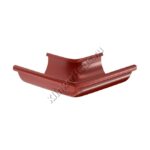 Угол 90 гр внешний Aquasystem D125 мм, GreenCoat Pural BT, RR 29 (красный)