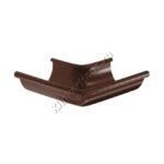 Угол 90 гр внешний Aquasystem D150 мм, GreenCoat Pural BT, RAL 8017 (коричневый)