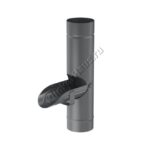 Водосборник Aquasystem D100 мм, GreenCoat Pural BT matt, RR 23 (серый)