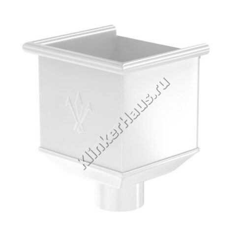 Воронка водосборная Aquasystem D100 мм, GreenCoat Pural BT, RR 20 (белый)