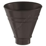 Воронка водосборная круглая Aquasystem D90 мм, GreenCoat Pural BT matt, RR 32 (коричневый)