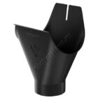 Воронка желоба Aquasystem D150 мм, GreenCoat Pural BT matt, RR 33 (черный)