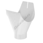 Воронка желоба Aquasystem D150 мм, GreenCoat Pural BT, RR 20 (белый)