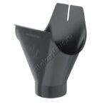 Воронка желоба Aquasystem D150 мм, GreenCoat Pural BT, RR 23 (серый)
